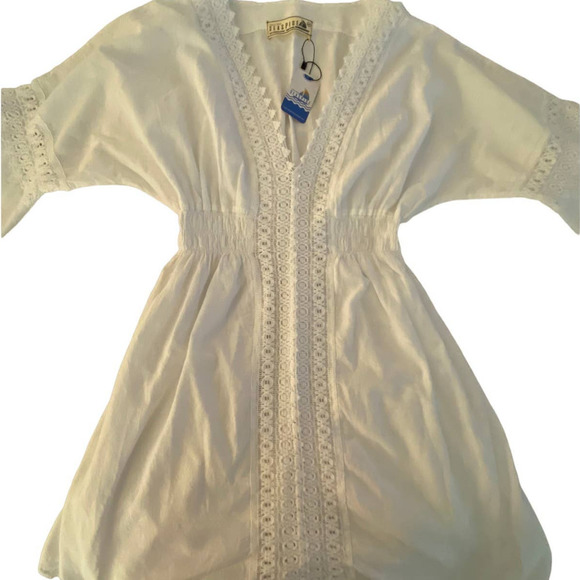 Seaspice Other - NWT Seaspice White Dress/Swimsuit Cover, Knee Length